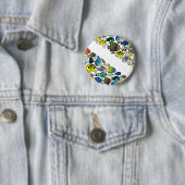 Scubadorableのダイバーは印を付けます 缶バッジ (インサイチュ)