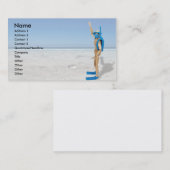 ScubaInstructorの名前、住所1の住所2、Co… 名刺 (正面/裏面)