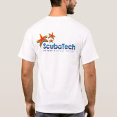 ScubaTechのロゴのワイシャツ Tシャツ (裏面)