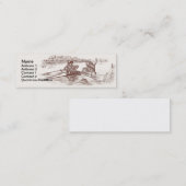 Scullingのカエル スキニー名刺 (正面/裏面)