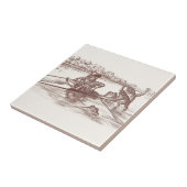 Scullingのカエル タイル (側面)