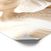 Sculpted Ivory Petals in Motion Portrait #1 ポスター (角)