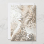 Sculpted ivory twig wedding 招待状 (裏面)