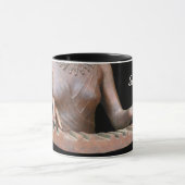 Sculpted Piano Keyboard Pianist Hands Musical マグカップ (中央)