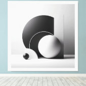 Sculptural Balance No. I キャンバスプリント (インサイチュ (ウッドフロア))