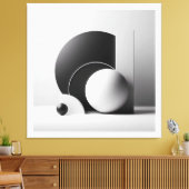 Sculptural Balance No. I キャンバスプリント (インサイチュ (リビング))