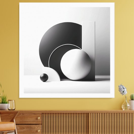 Sculptural Balance No. I キャンバスプリント (インサイチュ (リビング))