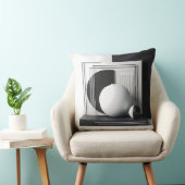 Sculptural Dialogue in Contrast クッション (椅子)