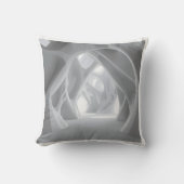 Sculptural Foam Insulation Raw Brutalist Texture クッション (正面)