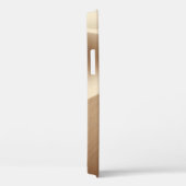 Sculptural Gold Leaf on Dune Background Minimalist Case-Mate iPhoneケース (裏面 / 右)