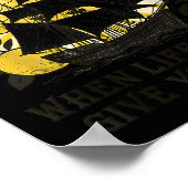 Scurvy When Life Doesn't Give You Lemons Funny Fru ポスター (角)