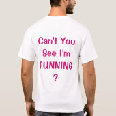 「Scuse私。 Tシャツ (裏面)