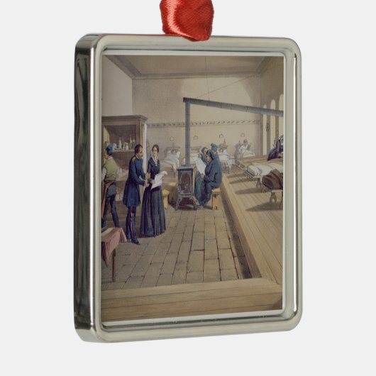 ScutariのフィレンツェNightingalの詳細の病院 メタルオーナメント (右)