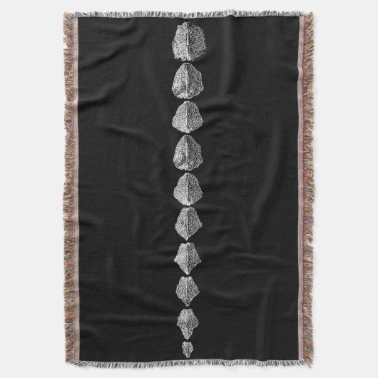 SCUTE BLANKET - LAKE STURGEON COLORING PAGE  スローブランケット (正面縦)