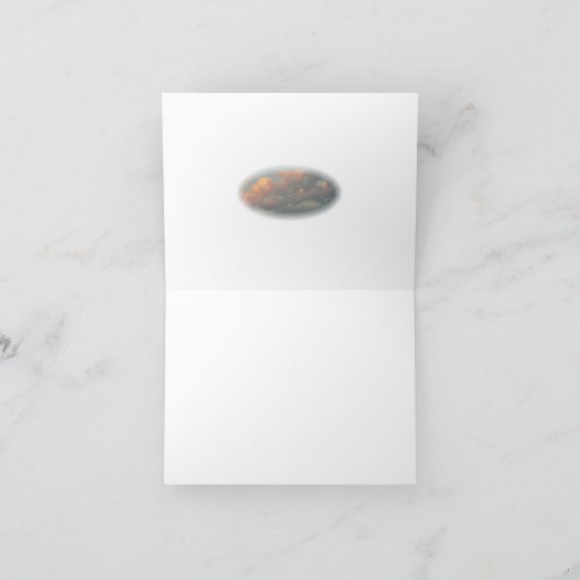 Scuttlehole上の日没 サンキューカード (内部)