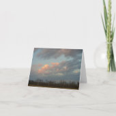 Scuttlehole上の日没 サンキューカード (正面)