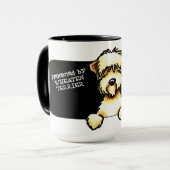 SCWT 保護 Wheaten Terier Paws Off マグカップ (正面左)