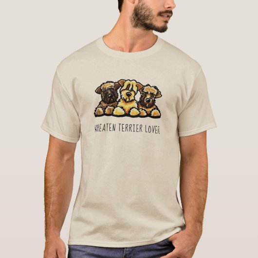 SCWT Trio Wheaten Terier Lover Tシャツ (正面)