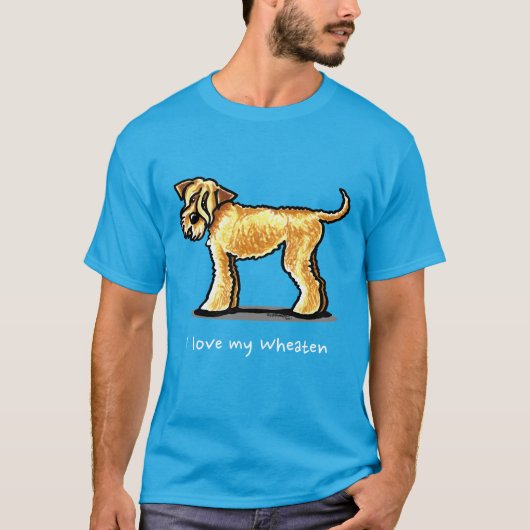 SCWT Wheaten Terierがいっぱパーソナライズされたい Tシャツ (正面)
