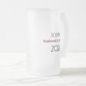 SCWTACナショナル・スペシャリティ2025 フロストグラスビールジョッキ (正面右)