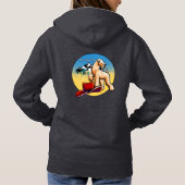 SCWTACナショナル・スペシャリティ2025 -フード付きスウェットシャツダーク パーカ (裏面)