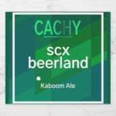 SCX_BEERLAND DIY ビールラベル (シングルラベル)