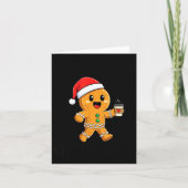 Scy And Caffeinated Coffee Men Women Gingerbread C カード (正面)