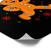 Scy And Caffeinated Coffee Men Women Gingerbread C ポスター (角)