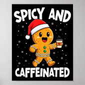 Scy And Caffeinated Coffee Women Gingerbread Chris ポスター (正面)