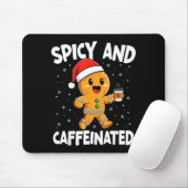 Scy And Caffeinated Coffee Women Gingerbread Chris マウスパッド (マウス)