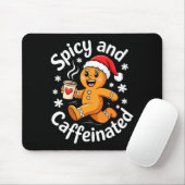 Scy And Caffeinated Shirt Men Women Gingerbread Ch マウスパッド (マウス)