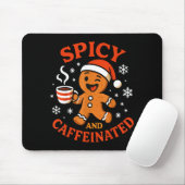 Scy Gingerbread Caffeinated Funny Coffee Lover Chr マウスパッド (マウス)