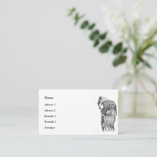 Scythe man – 死,死神の名刺 名刺 (スタンド正面)