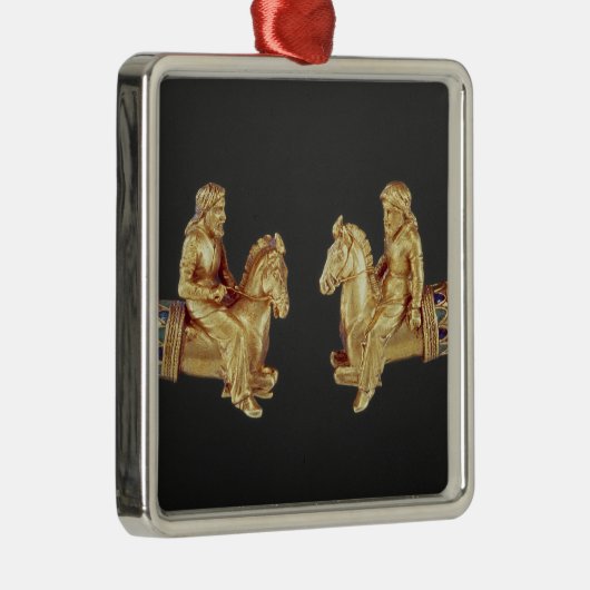 Scythianの騎手の形の首のリングや輪 メタルオーナメント (右)