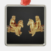 Scythianの騎手の形の首のリングや輪 メタルオーナメント (正面)
