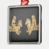 Scythianの騎手の形の首のリングや輪 メタルオーナメント (左)