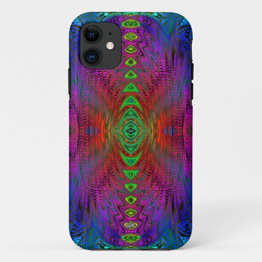 SDによるサイケデリックタイムワープ。ケリー Case-Mate iPhoneケース (裏面)