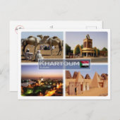 SDスーダン – ハルツーム –  ポストカード (正面/裏面)