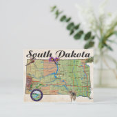 SD州マップ ポストカード (スタンド正面)
