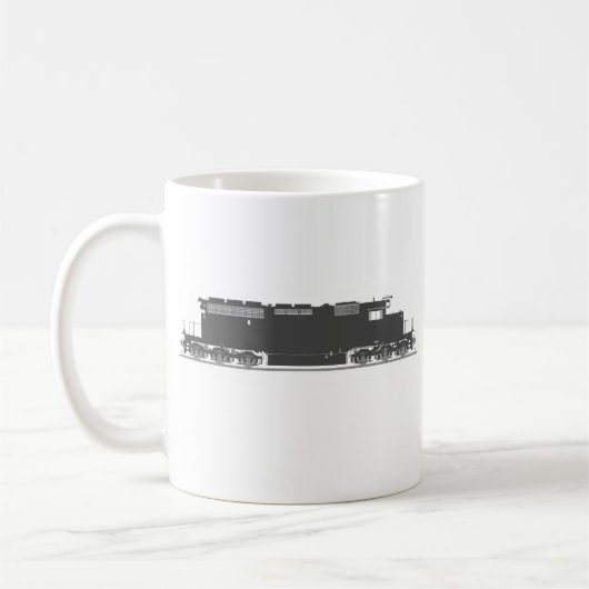 SD40-2列車のマグ コーヒーマグカップ (左)