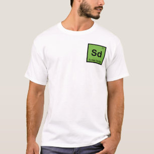 Sd - サンフランシスコ サンセット地区 化学 tシャツ