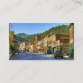 SD、デッドウッド、歴史的な金ゴールド採鉱町 名刺 (裏面)