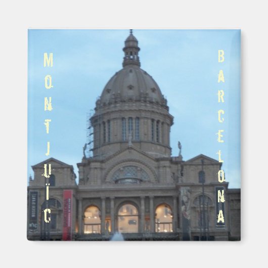 SDC10378,モンジュイック,バルセロナ マグネット (正面)