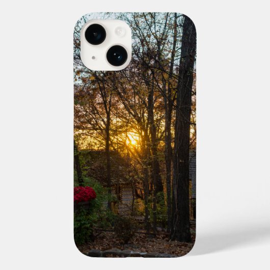 Sdc Woods Sunset iPhone カバー (裏面)