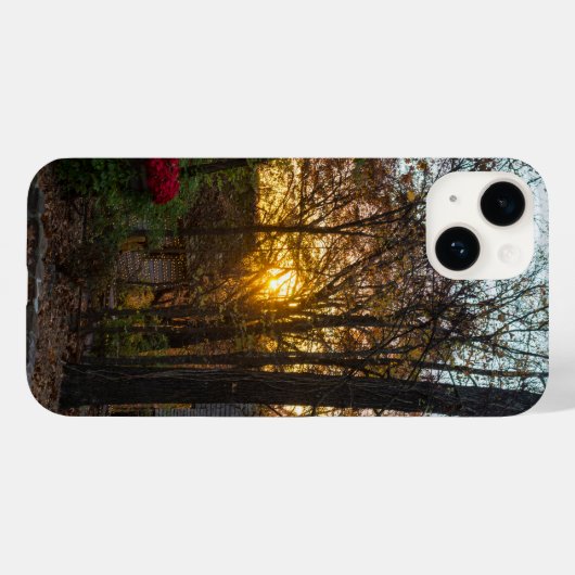 Sdc Woods Sunset iPhone カバー (裏面 (横))