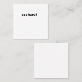 sdfsdf正方形名刺 スクエア名刺 (正面/裏面)