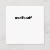 sdfsdf正方形名刺 スクエア名刺 (正面)