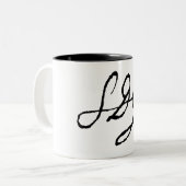 SDGの署名のマグ ツートーンマグカップ (正面左)