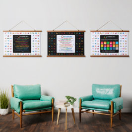 SDGデコ地球に優しールfor Home, Office & Classroom 吊り下げ型タペストリー