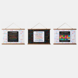 SDGデコ地球に優しールfor Home, Office & Classroom 吊り下げ型タペストリー